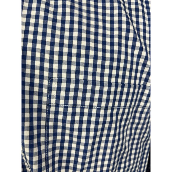 Brooks Brothers Regent Men’s SZ L Long Sleeve Button Down Shirt Blue,White Check - Picture 6 of 8
